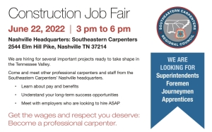 Nashville to Host Job Construction Fair